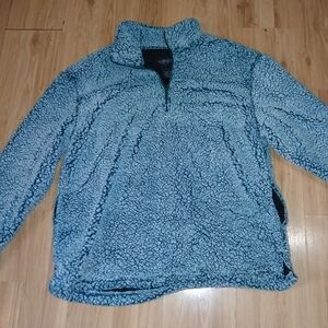 Gioberti Mens Sherpa Green pullover XXL